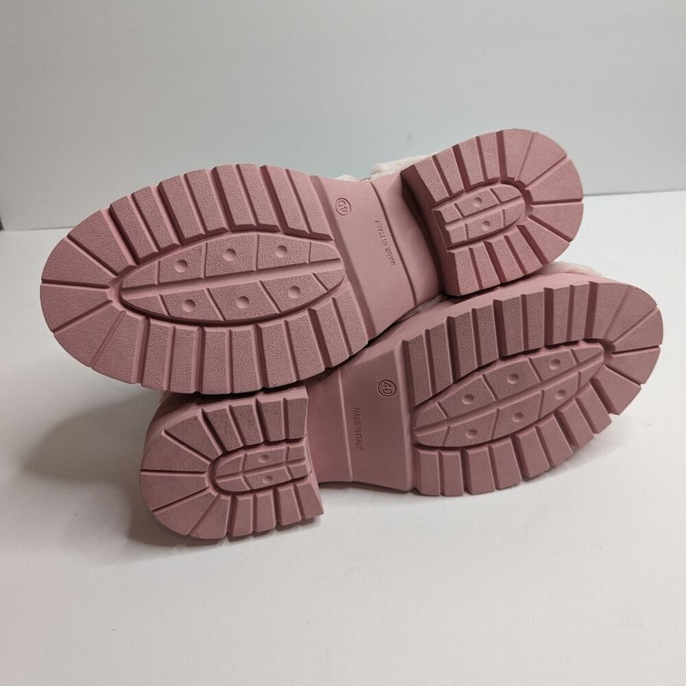 JW Anderson Ecofur Ankle Boots in Pale Pink | Size 40 - Picture 8 of 10